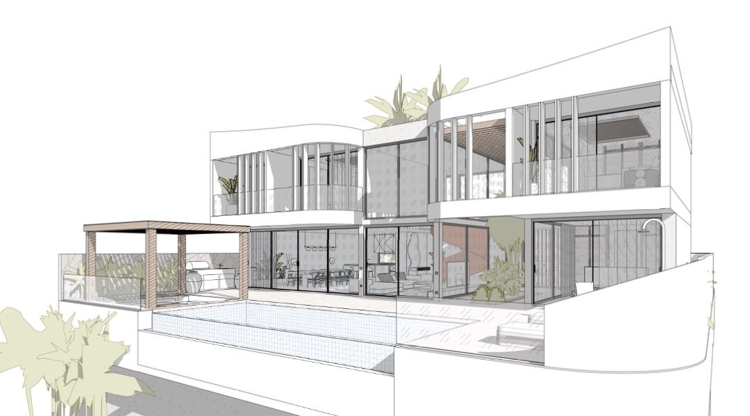 Sea-view villa architecture