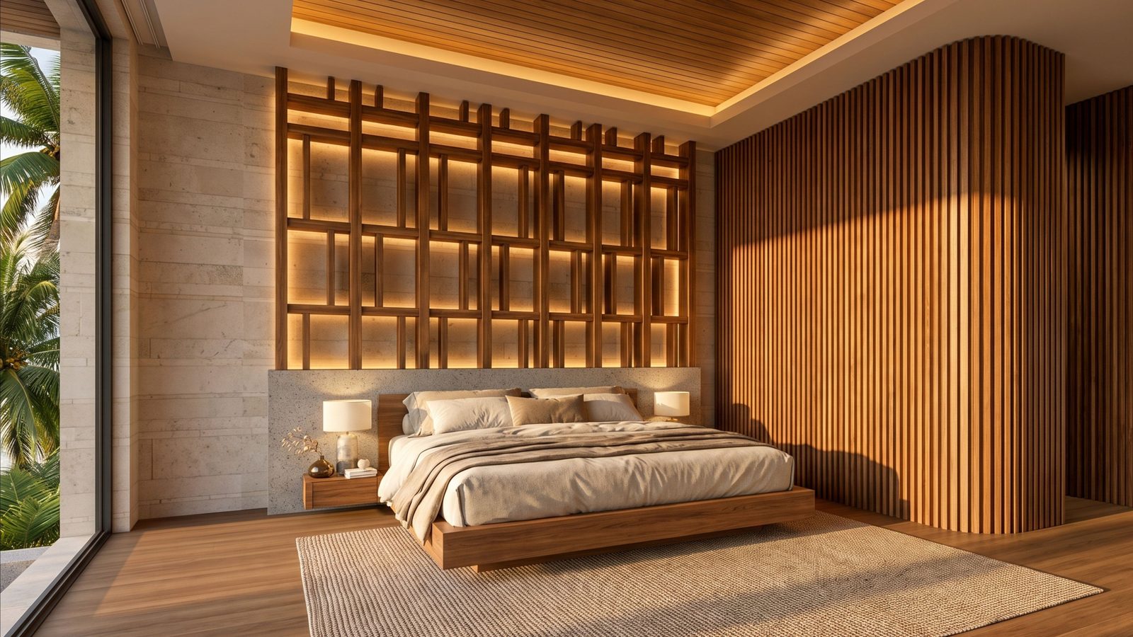 The master bedroom
