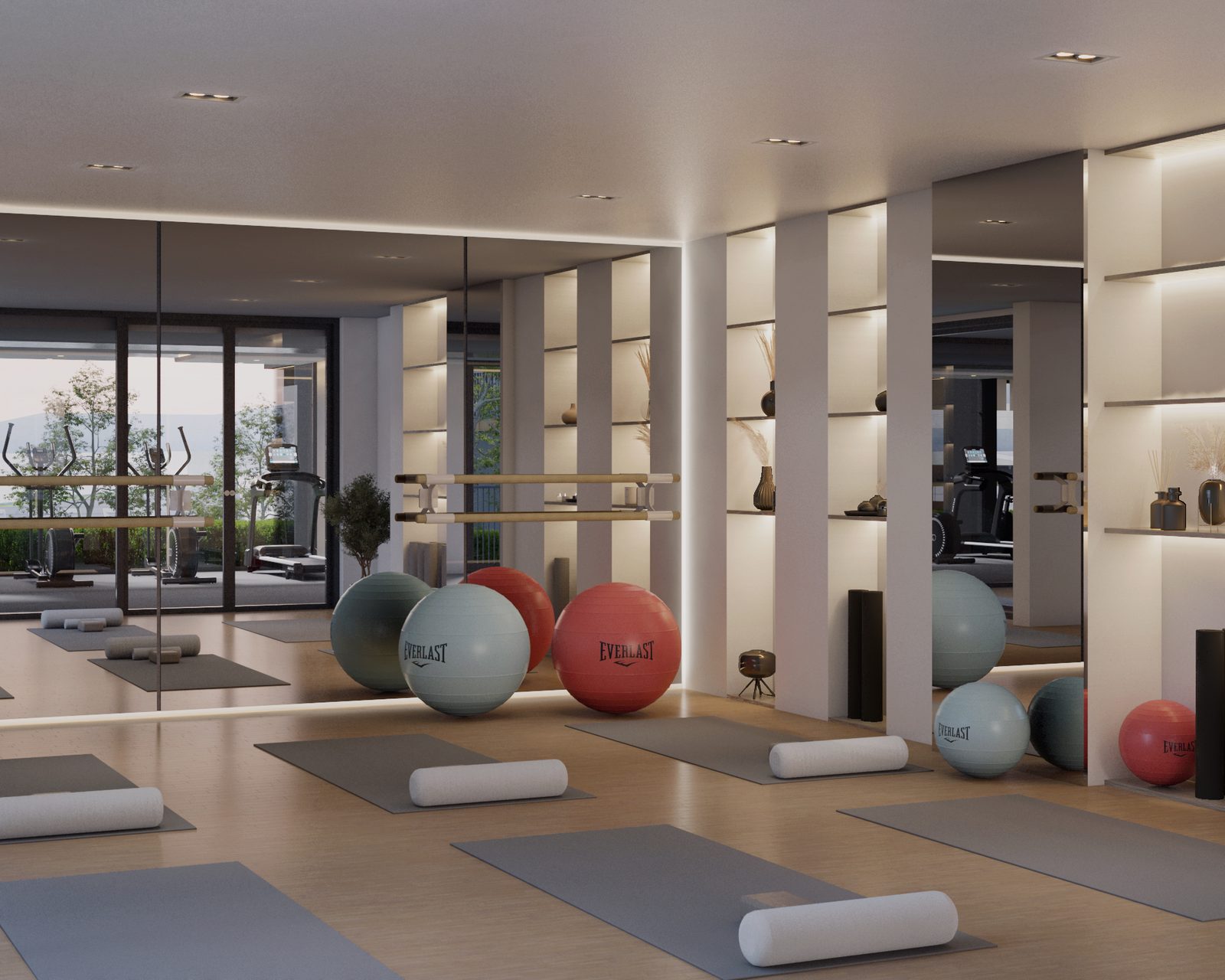 The yoga studio