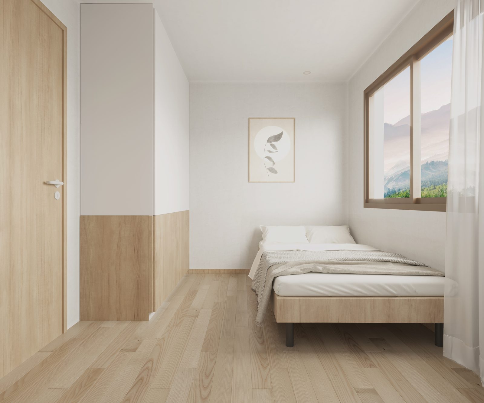 Second bedroom of a two-bedroom