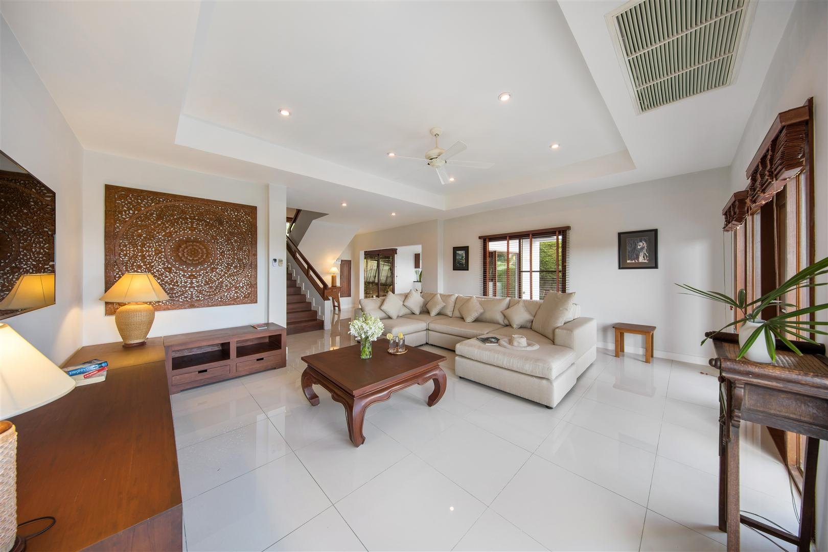The lounge on the main living level