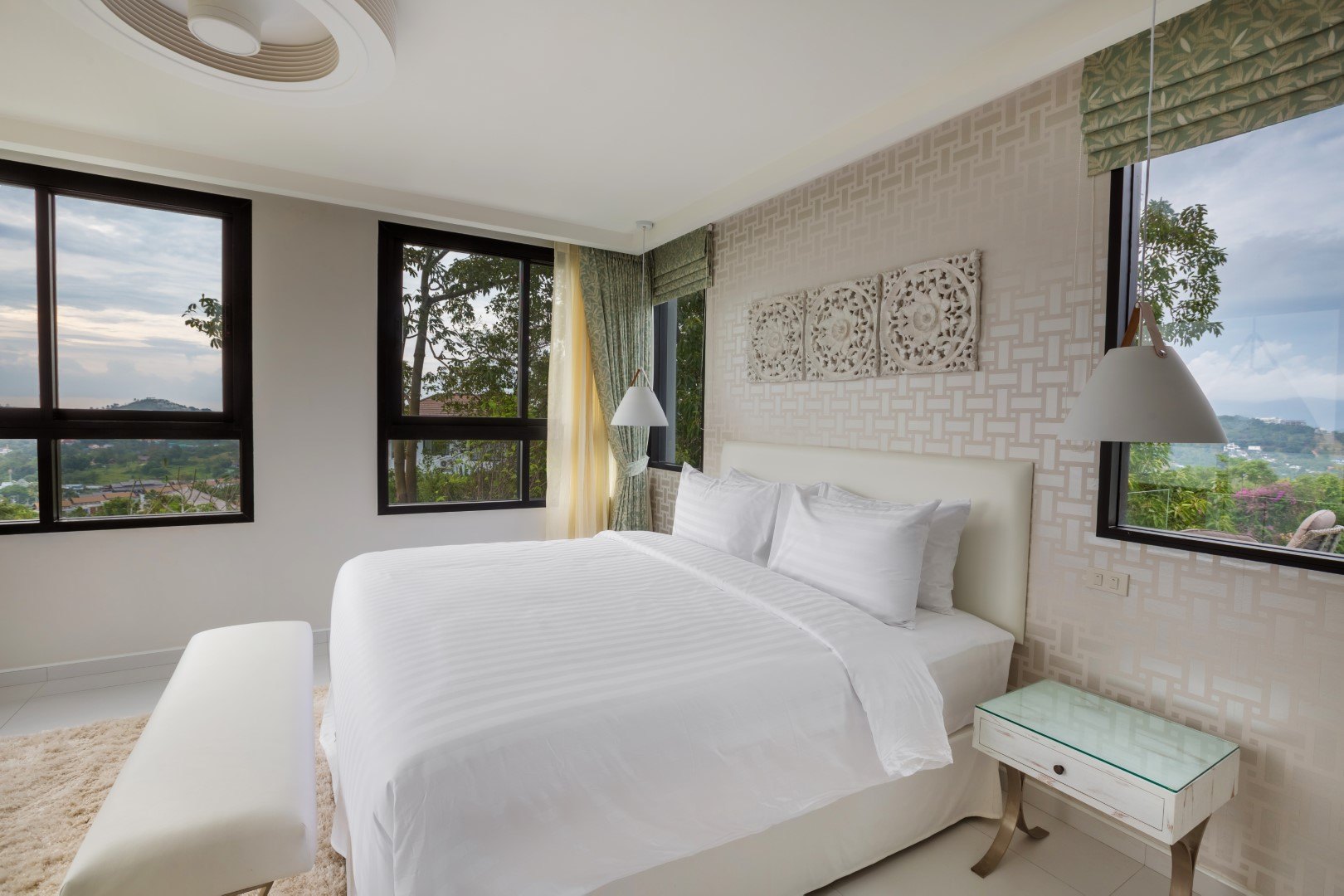 The second guest bedroom