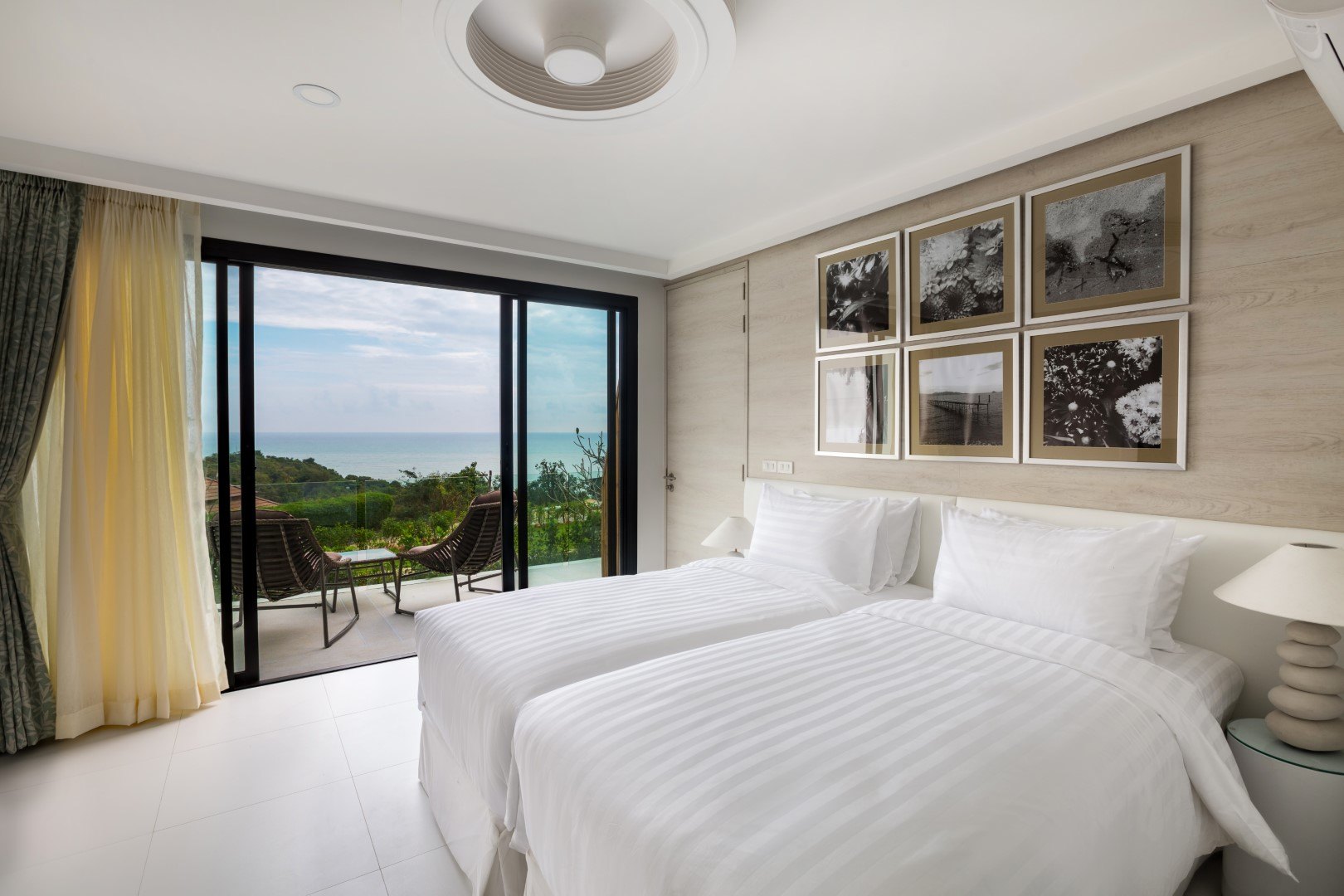 The master bedroom