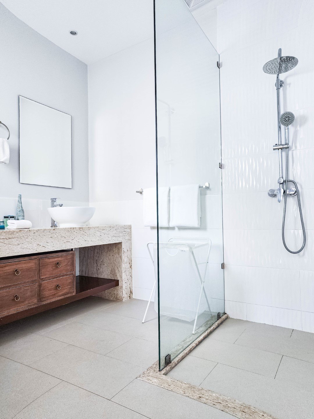 The shower room