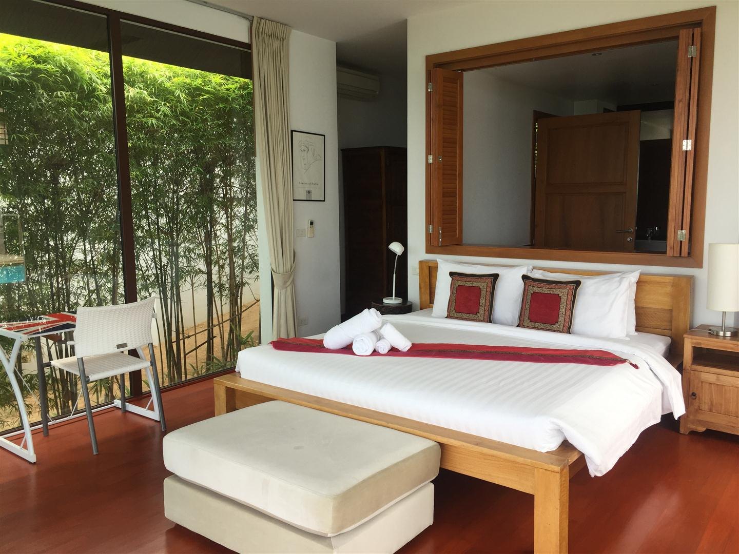 The master bedroom