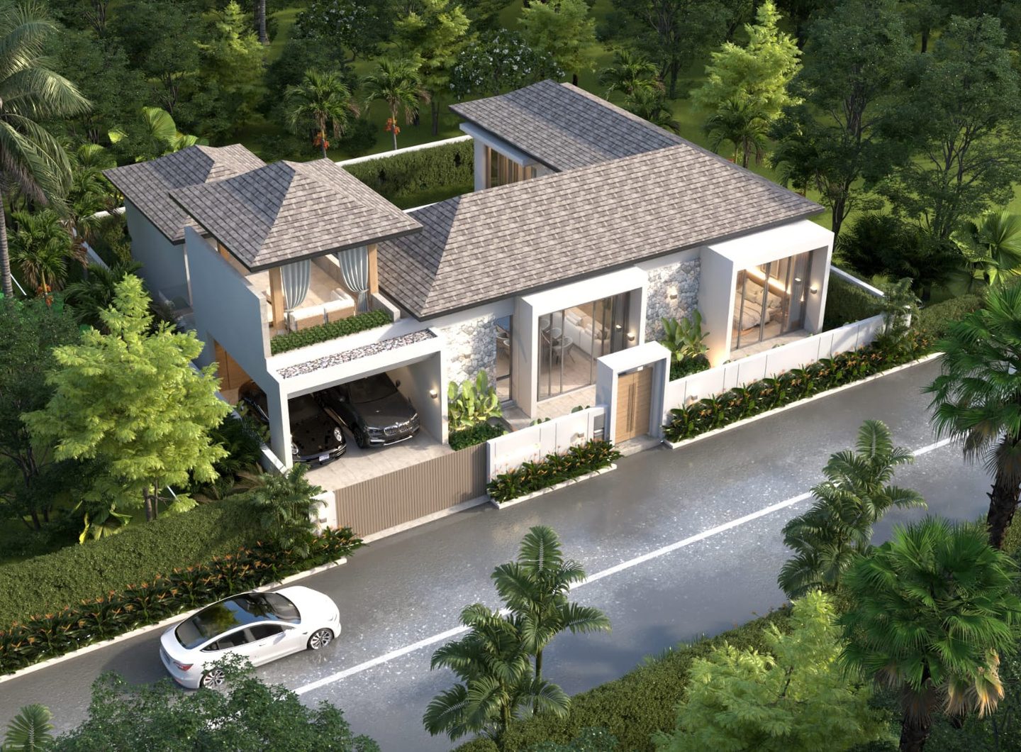 Villa exterior