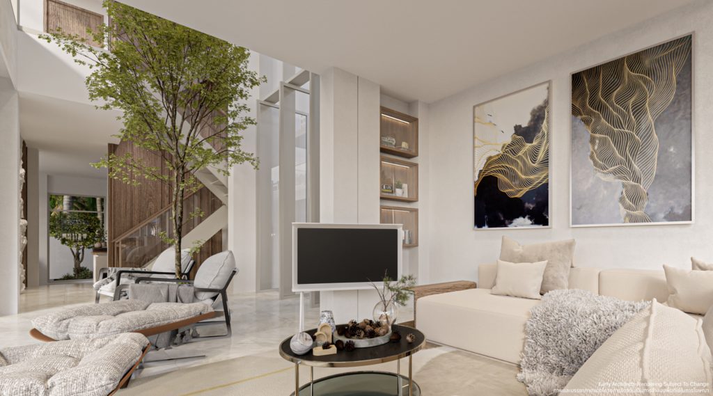 The living room