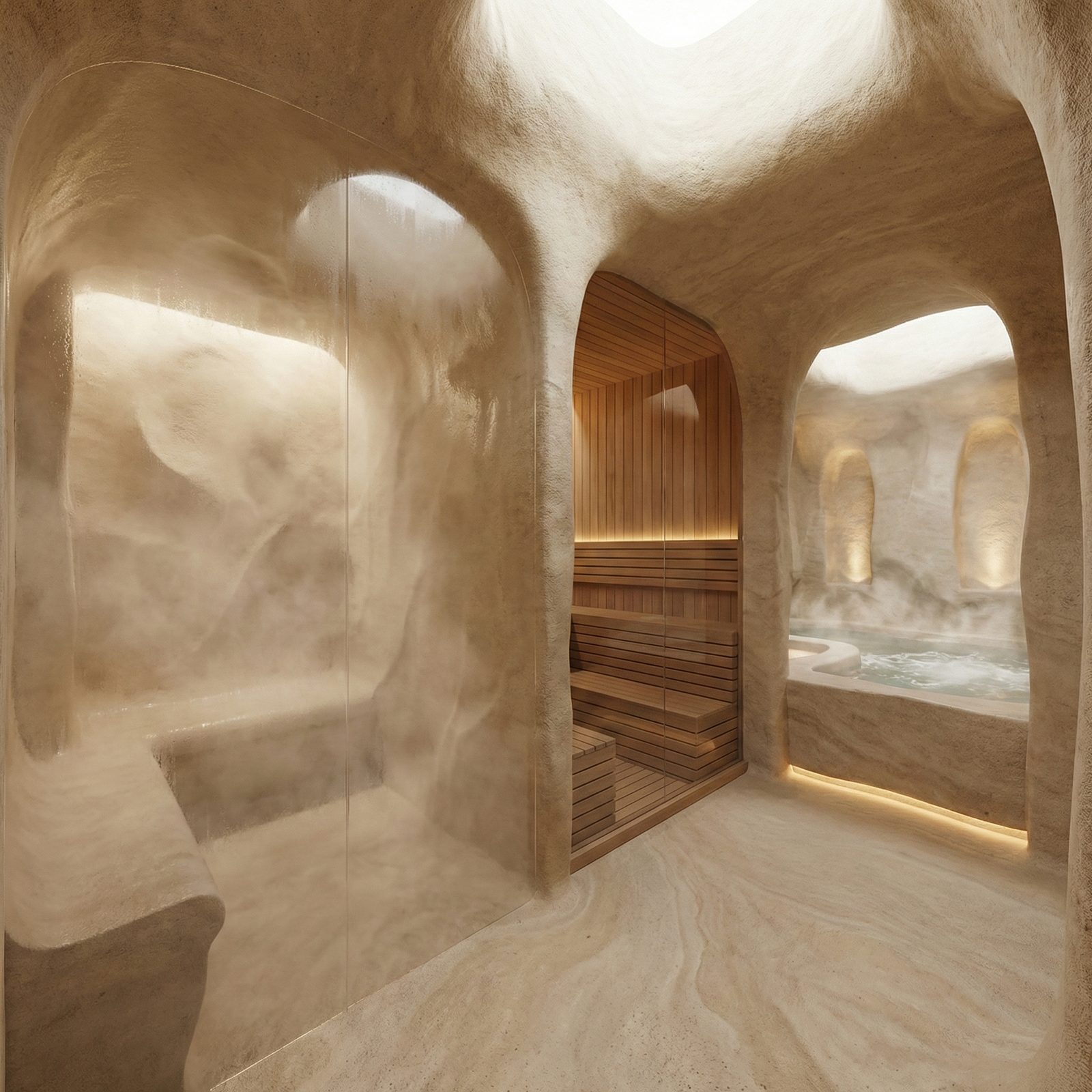 Steam and sauna