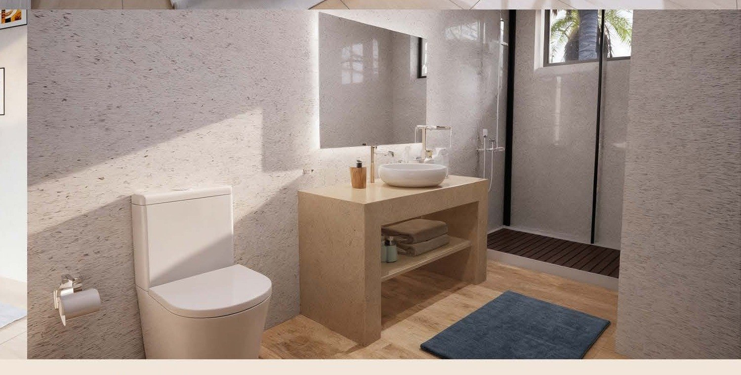 En-suite bathroom with vanity unit and walk-in shower